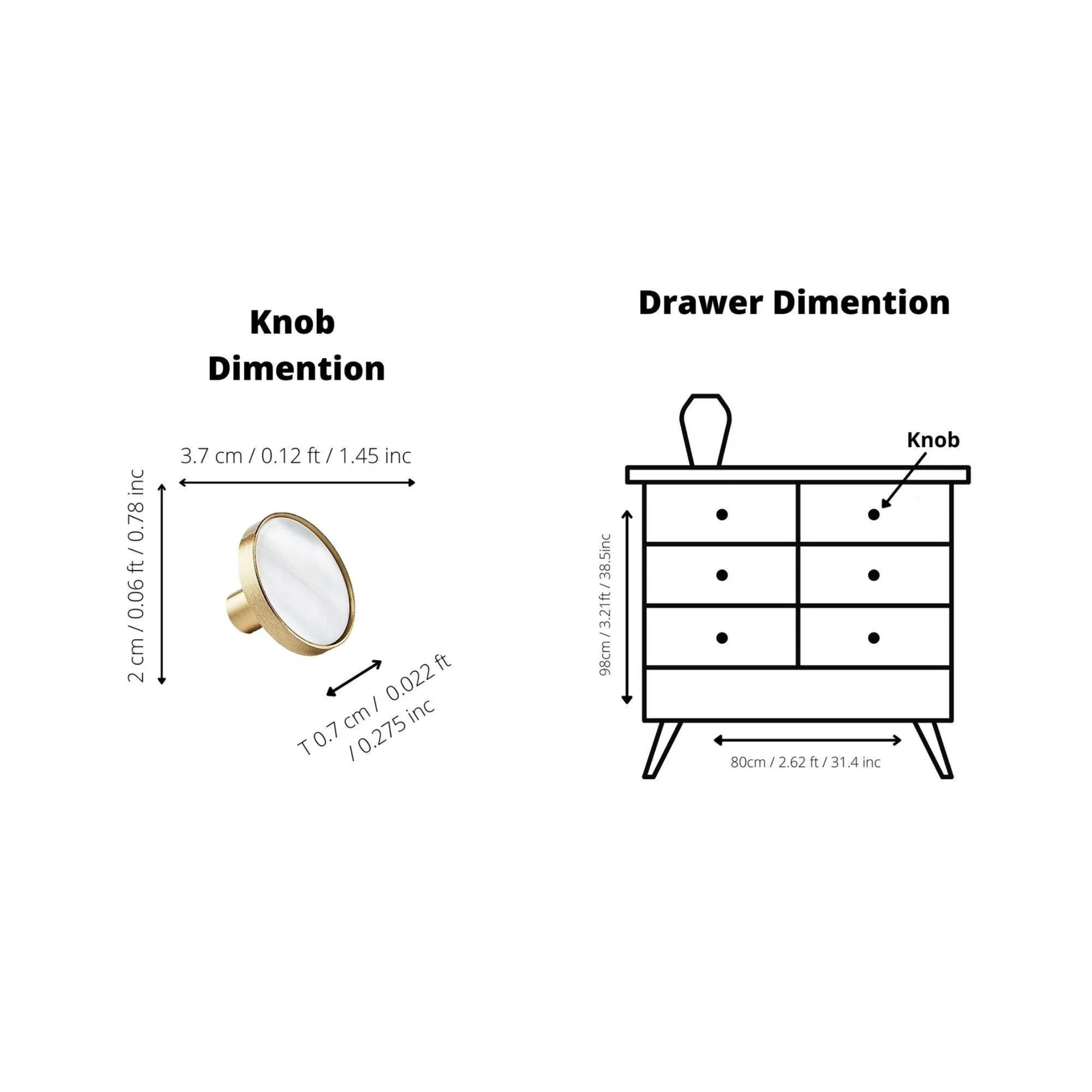 Brass Essence mother of pearl and brass round cabinet knob with elegant, polished finish for furniture decor.