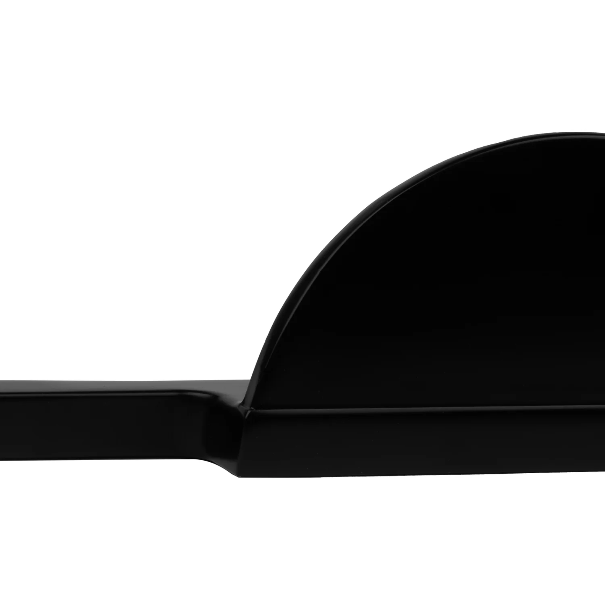 Brass Essence Hemi Cycle Zinc Half-Circle Pull showing the curved metal handle with a zinc finish for furniture or cabinetry.