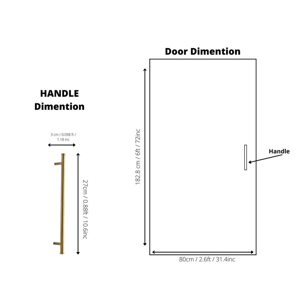 Euro Bar Solid Brass Cabinet Pull by Brass Essence, sleek and durable handle for cabinets and drawers, polished brass finish.