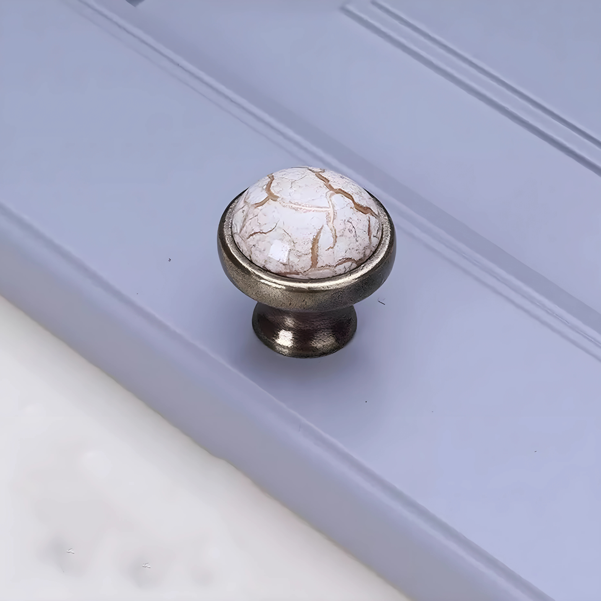 Antique Ceramic & Zinc Cabinet Handles[CR-0007]