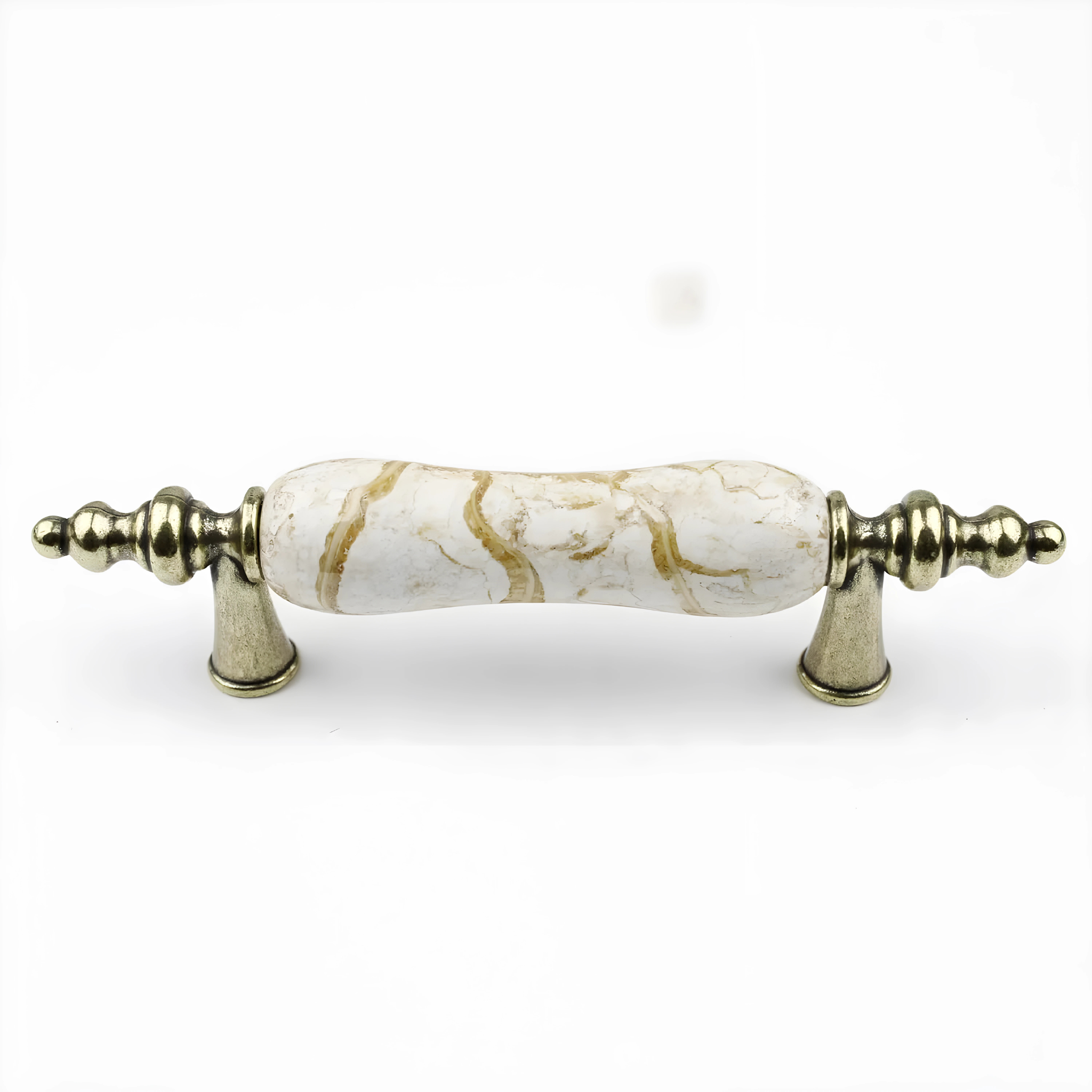 Antique Ceramic & Zinc Cabinet Pulls[CR-0006]