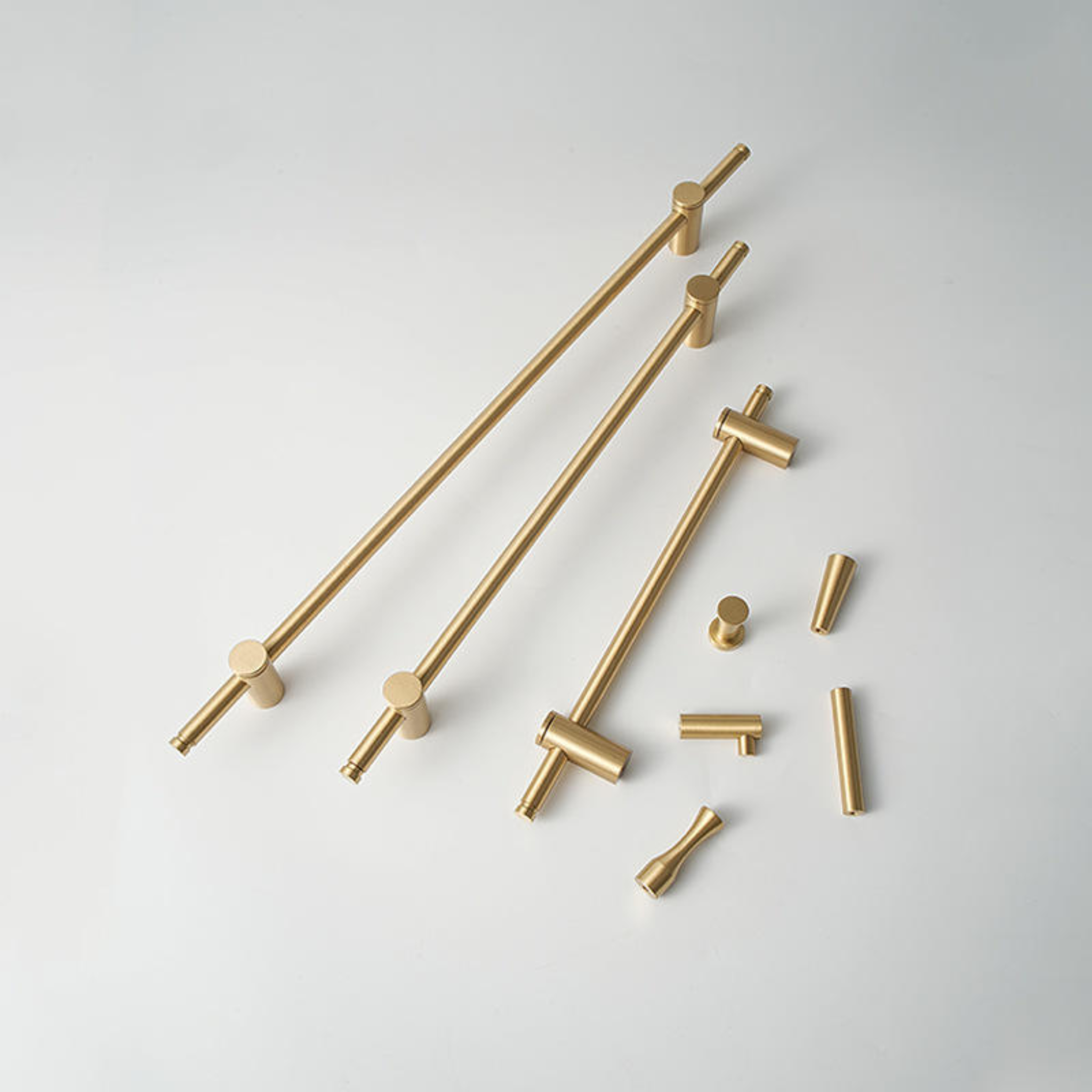 Adjustable Solid Brass Bar Handle Collection [B-0081]