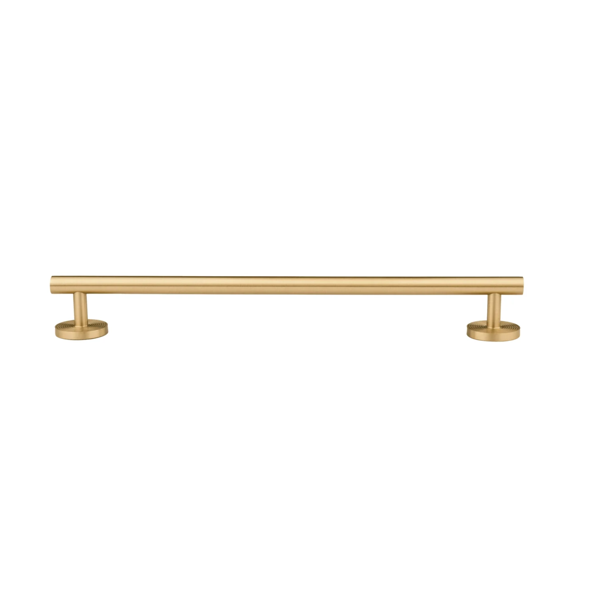 Brass essence minimalist brass concentric ring handles with sleek circular design for furniture or cabinetry.