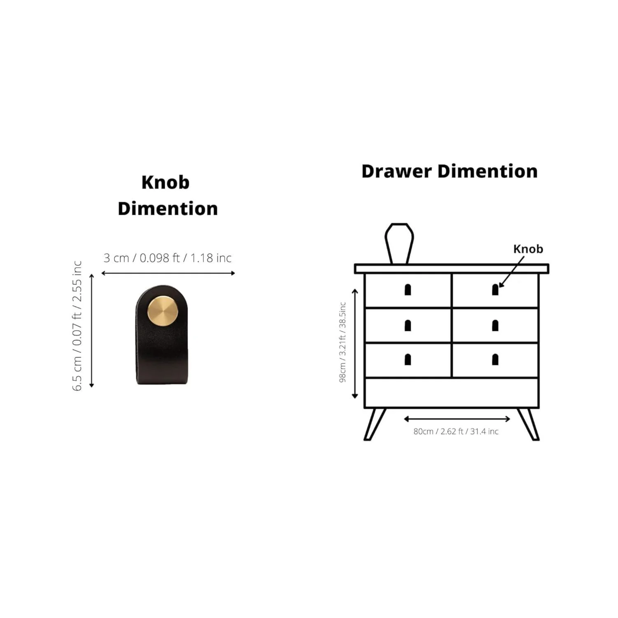 Brass Essence leather and brass strap cabinet pulls featuring black leather strap with brass accents on a wooden cabinet.