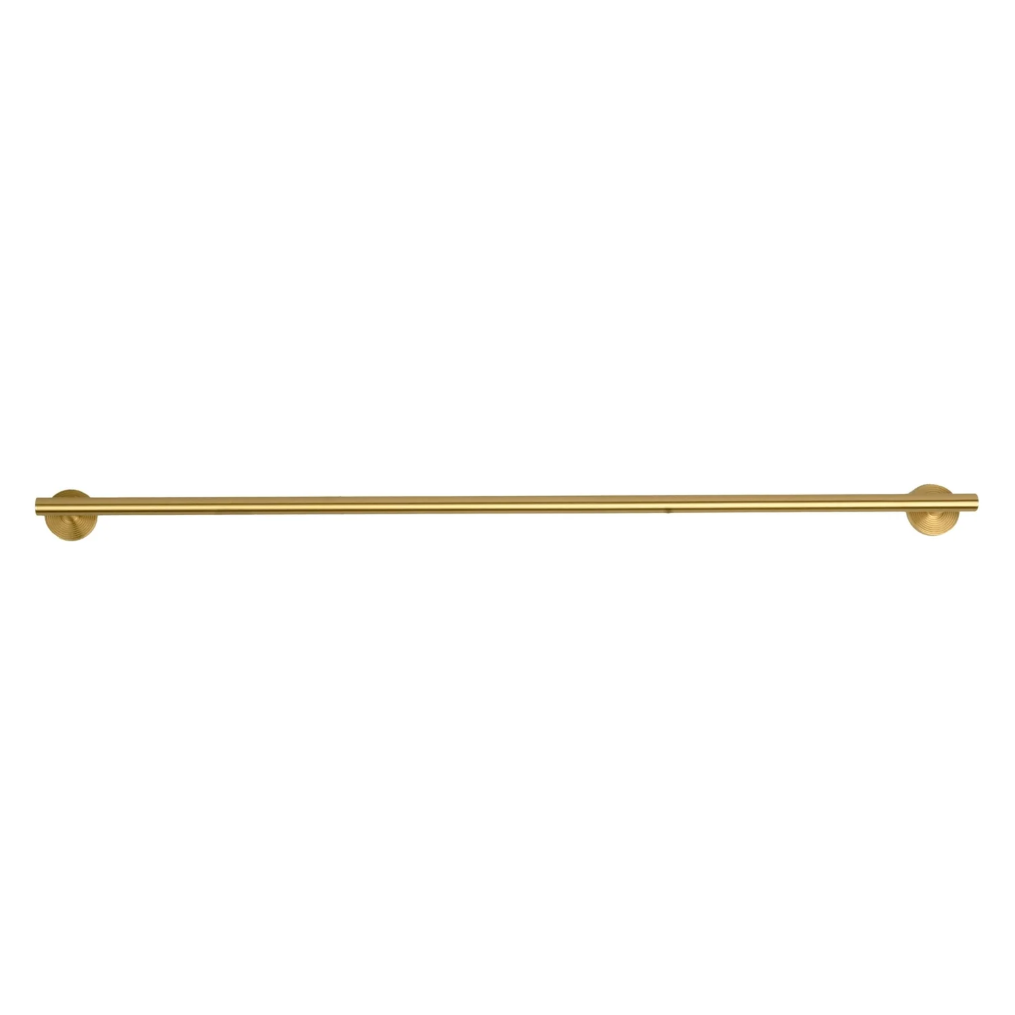 Brass Essence minimalist brass concentric ring handles with sleek round design, ideal for furniture or cabinetry.
