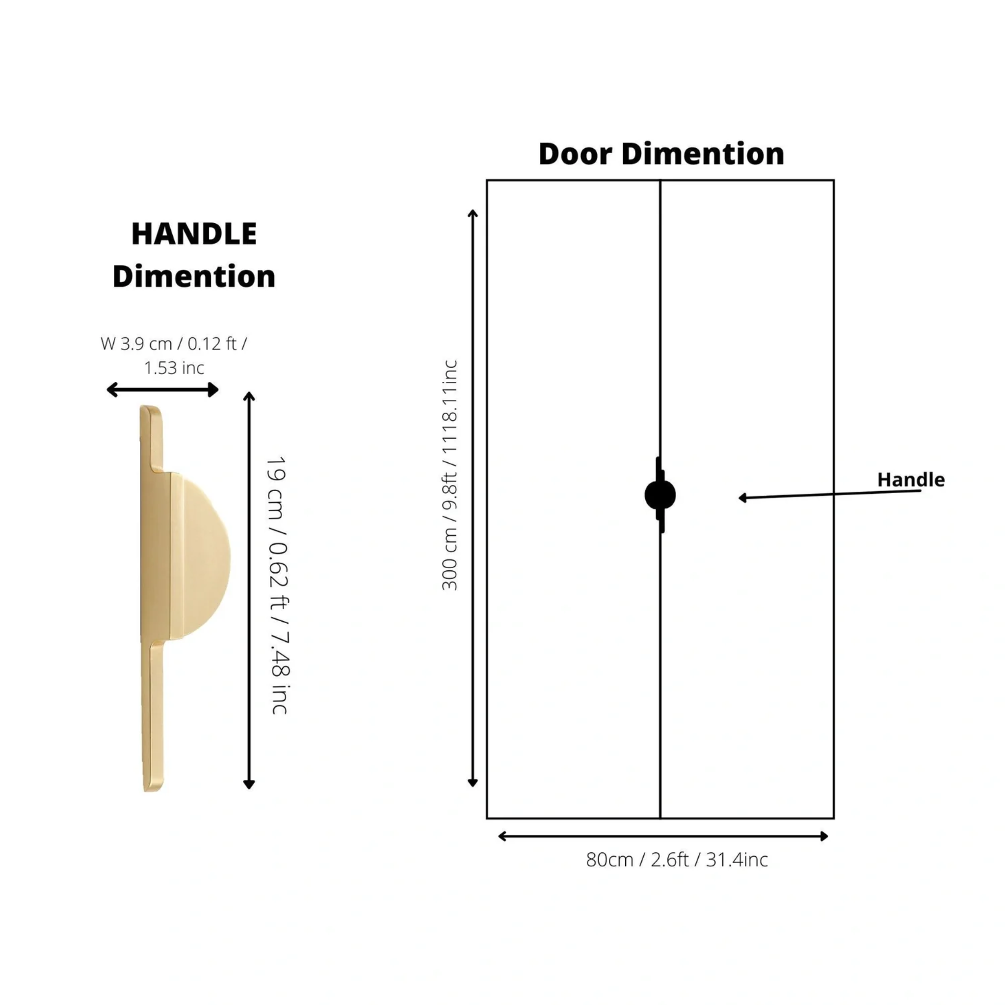 Brass Essence Hemi Cycle Zinc Half-Circle Pull handle, metallic finish, mounted on a surface, decorative hardware for furniture or cabinetry.