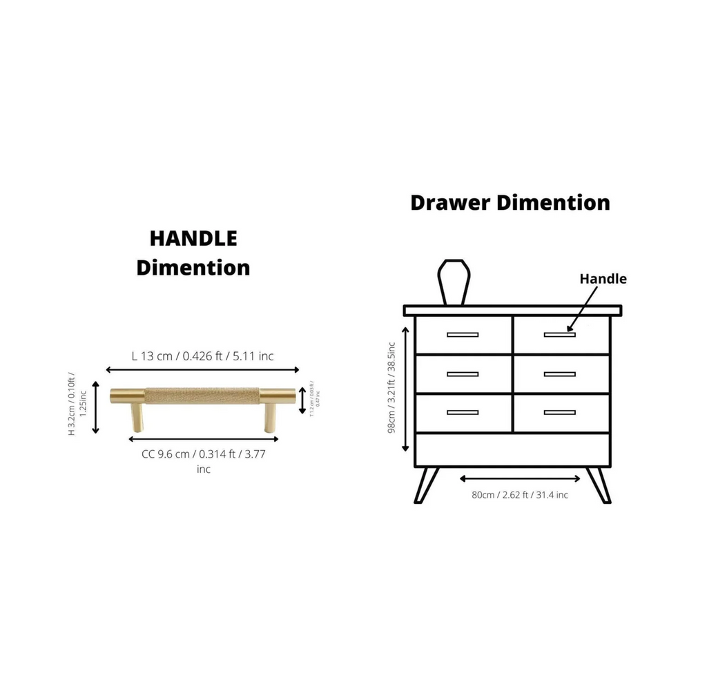Brass essence Yashvite knurled brass cabinet handle collection, close-up of textured, polished cabinet handle with mounting hardware