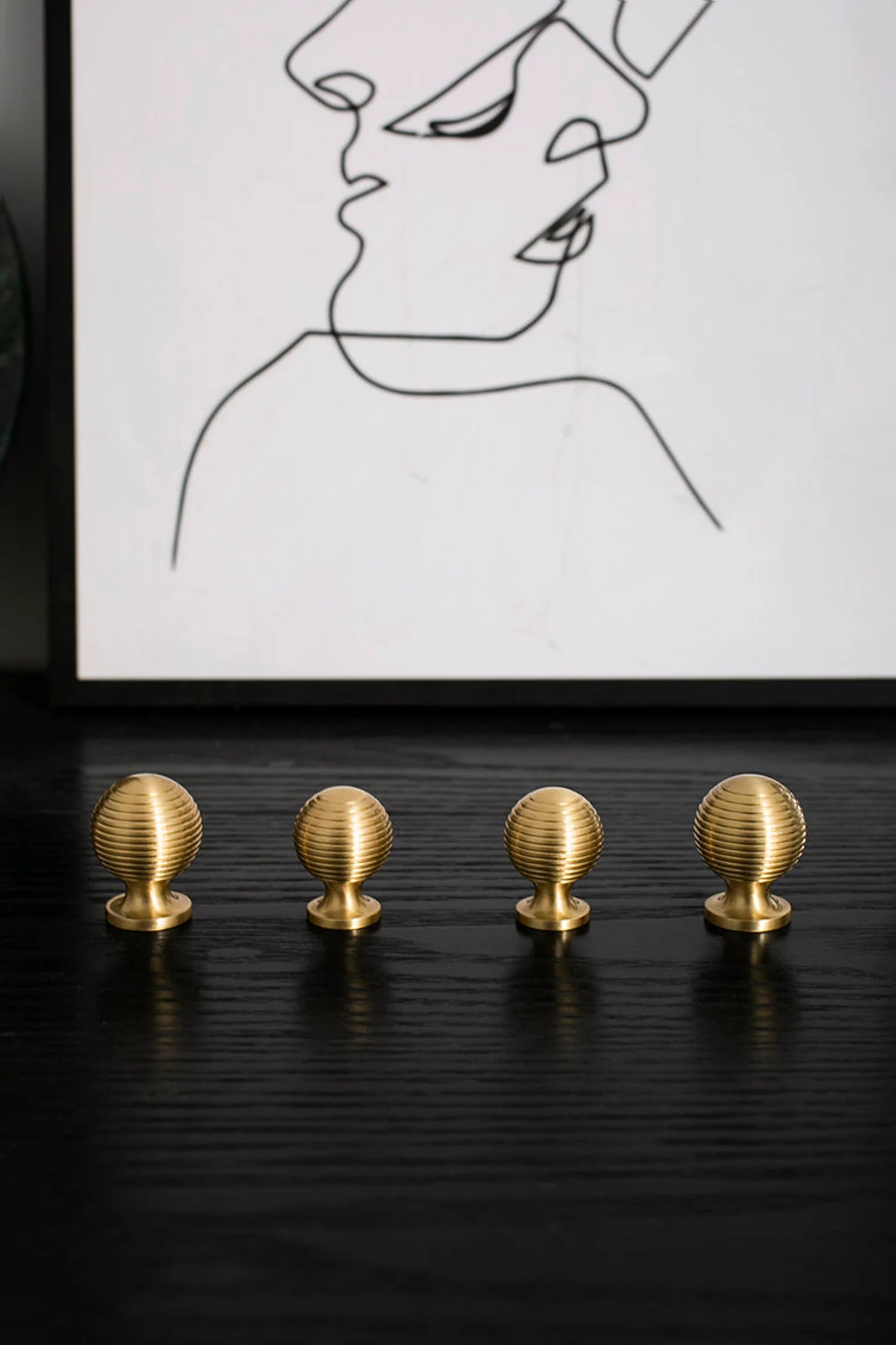 Alexander & Wicks Brass Knob  Luxury Brushed Finish [B-0002]