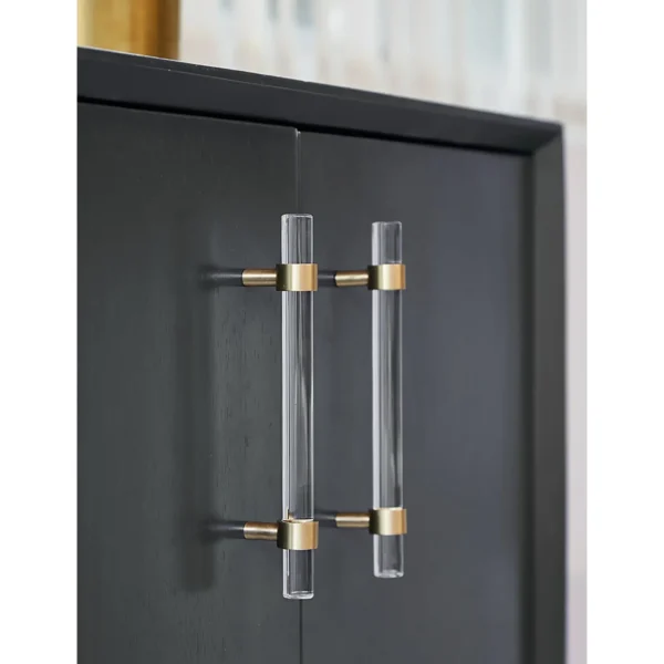 Halo Clear Acrylic Brass Pull Handle