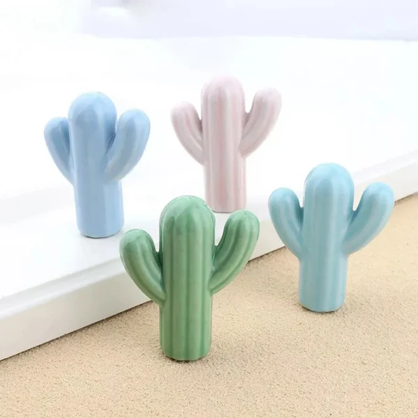 Cactus Ceramic Cabinet Knob