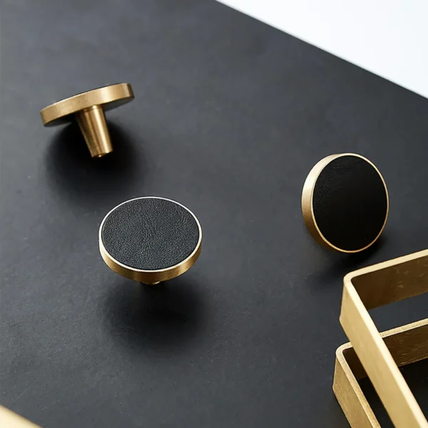 Urban Leather Cabinet Knob