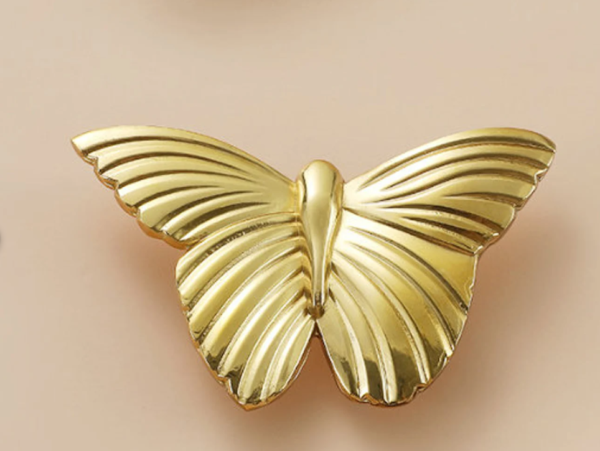 Luxe Mariposa Brass Knob